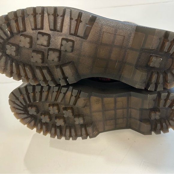 Cool Way Plaid Platform Combat Boots Size 8 - Picture 5 of 13